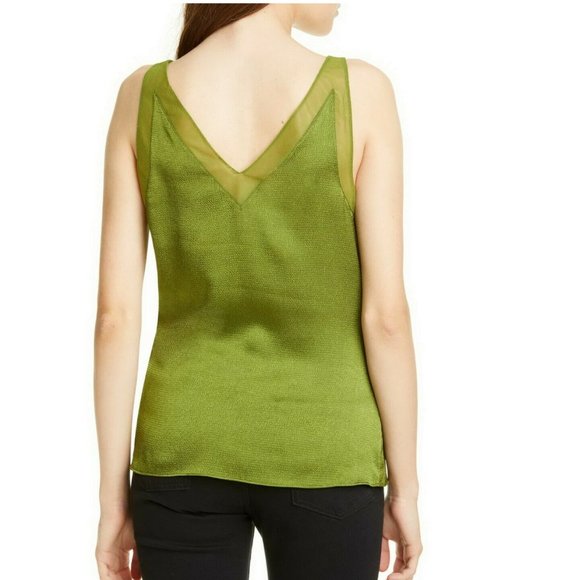 NWT Ted Baker Mesh Satin Tank Top - Picture 7 of 12